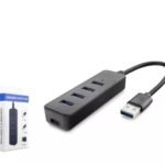 Hadron Hdx7046 Usb Hub 3-Usb3.0 + Type-C 4in1 Siyah