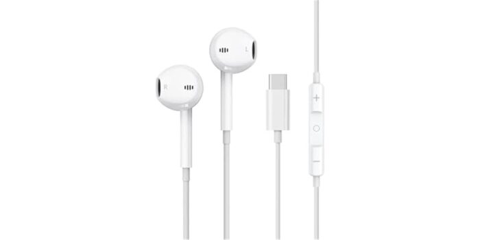 Hp DHH-3113C-WT Kablolu Kulakiçi Type-C Ses Kontrol Butonlu Mikrofonlu Beyaz Kulaklık