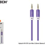 Hytech HY-X70 1m Mor 3.5mm Stereo Ses Kablosu