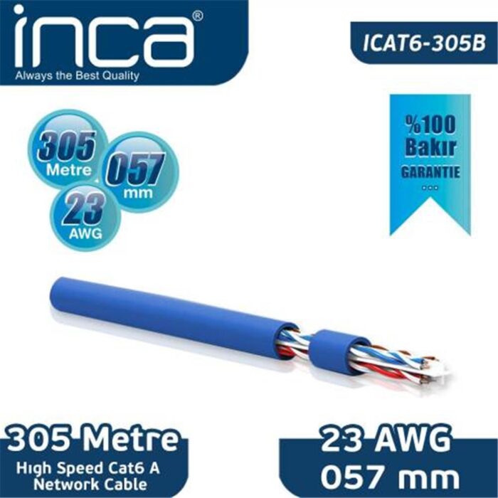 INCA CAT6 305B 23 AWG 57MM yüzde 99