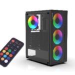 Inca Emg-15XN 4X1200mm Kumandalı ARGB Fan Gaming Computer Case