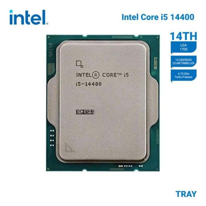 Intel Core i5 14400 TRAY 4.7GHz 20MB 1700 Kutusuz