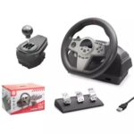 Nodar Nd757 Direksiyon Seti Siyah 270° Ps4-Ps3-Pc-Xbox One-N-Sw-Xbox Series-S P4 Slim P4 Pro Siyah