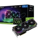 Pny GeForce RTX5080 ARGB 16GB OC GDDR7 256Bit (VCG508016TFXXPB1-O) Gaming (Oyuncu) Ekran Kartı