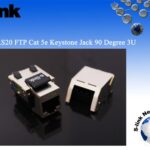 S-link SL-KS20 FTP CAT5E Kestone Jack3U 90 Dek