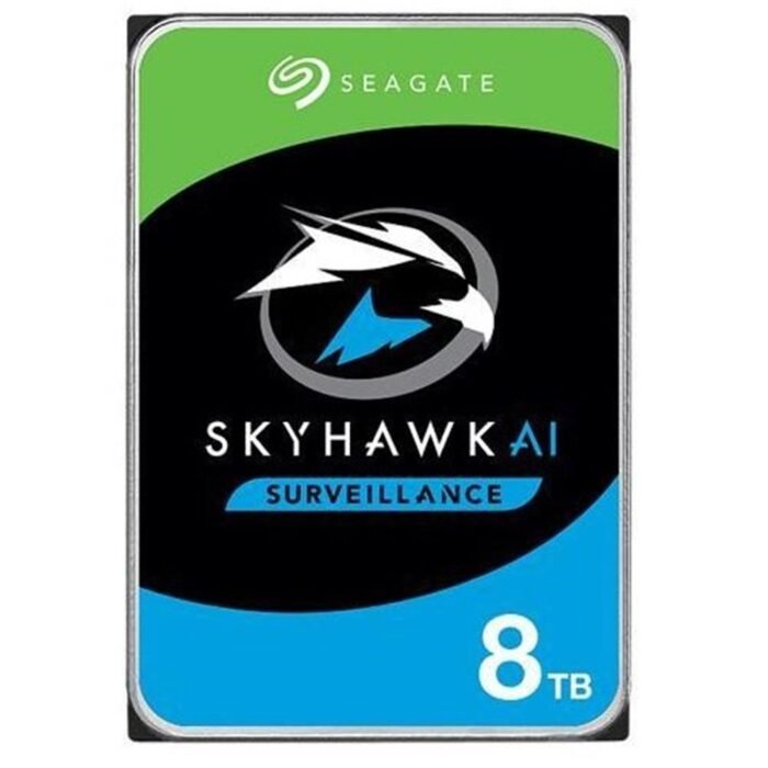 Seagate 8TB ST8000VE001 Skyhawk 256MB 3.5” SATA 3 7200Rpm 7-24 Güvenlik (Arena Garantili)