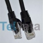 Teldata TLD-100S Cat6 1MT Siyah Utp Patch Kablo