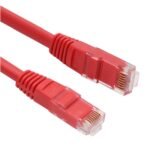 Vcom NP611B-R-5.0 Cat6 5.0MT Kırmızı Utp Patch Kablo