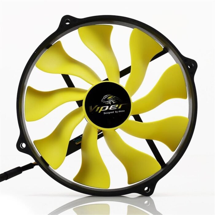 AKASA AK-FN073 "Viper R" 12cm Yuva için 14cm S-Flow Yüksek Performanslı Sessiz Fan