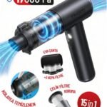Enkado EKD-SP10 17000PA 2000ah Güçlü Vakum Ve Üflemeli Şarjlı Elektrikli Araç Süpürgesi 3ad Filtre