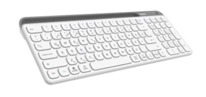 Everest KB-BT90 Beyaz-Gri Bluetooth+ 2.4Ghz Q Mac-Win-Android-Ios Uyumlu Kablosuz klavye