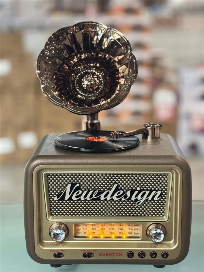 Everton Rt-609 Bluetooth Fm-Usb-Tf-Aux Şarjlı Nostaljik Radyo