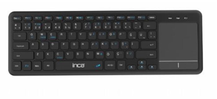Inca IBK-568BT Dualmod Bluetooth+2.4G Touchpad Klavye
