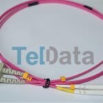 TELDATA TLD-SCLCOM41 SC-UPC-LC-UPC MM DX OM4 1 METRE FIBER OPTIK PATCHCORD