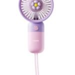 Asonic AFN24 Mor 500mAh 3 Hız Kademeli Masaüstü Usb Fan