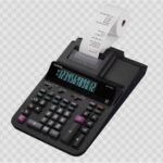 Casio DR-120RII-BK 12 Hane Şeritli Siyah Hesap Makinesi