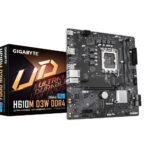 Gigabyte H610M D3W D4 1700P Vga Hdmi Usb3.2 Matx Anakart