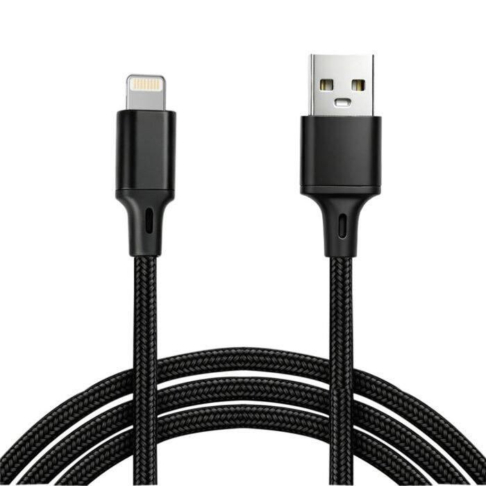 Vcom CU253 Lightning to USB 3m 10W (5V-2A) Örgülü Şarj Kablosu