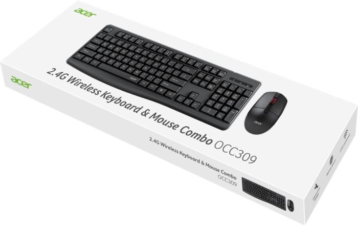 ACER OCC309 BK 2.4 Ghz Kablosuz Klavye+ Mouse set (10mt) ( Num-Lock Tuşu )