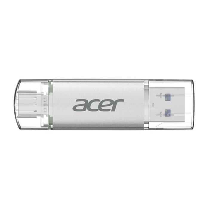 Acer 32GB USB 3.2 UT300-32GB USB-A+USB-C Çift Taraflı Metal Flash Bellek