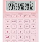 Casio MS-20YC-LP 12 Hane Açık Pembe Masa Üstü Hesap Makinesi