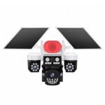 Joysee S3 9Mp AOR 4G 3.6mm+2x2.8mm 2 Solar Üç Kamera 19IR+18Led PTZ Kamera