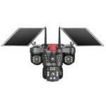 Joysee SW4 12Mp AOR 2x3.6mm 2x2.8mm 2 Solar+Wifi Dört Kamera 22IR+12Led PTZ