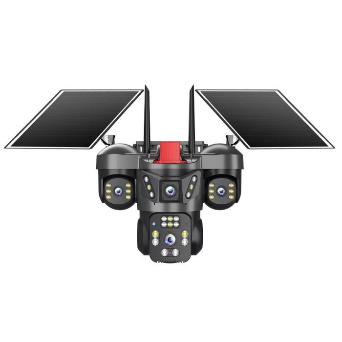 Joysee SW4 12Mp AOR 2x3.6mm 2x2.8mm 2 Solar+Wifi Dört Kamera 22IR+12Led PTZ