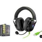 MOFAN G886 USB RGB 7.1 Surround Over-Ear Mikrofonlu Gaming Kulaklık Siyah