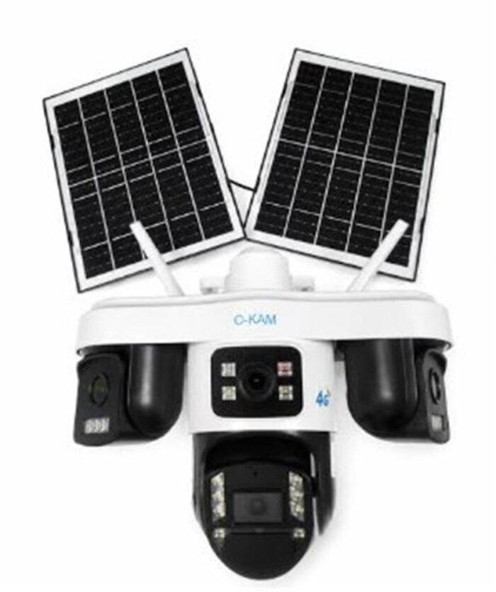 OKam O-KAM OK-S-337 Premium AOV 4G 4 Lens Solar Ptz Kamera