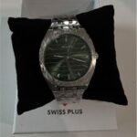 Swiss Plus Man Watch Basic Seri Model-5 ST2302AGP Green-Silver(Kol Saati)