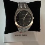 Swiss Plus Man Watch Basic Seri Model-6 ST2302AGP Black-Silver(Kol Saati)