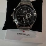 Swiss Plus Man Watch Basic Seri Model-7 ST3504AGS Lüx Black-Silver(Kol Saati)