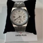 Swiss Plus Man Watch Premium Seri Model-4 ST3442AGS White-Silver(Kol Saati)