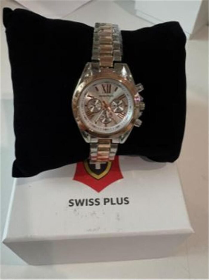 Swiss Plus Woman Watch Model-1 ST0730ABL Rose Gold-Silver(Kol Saati)