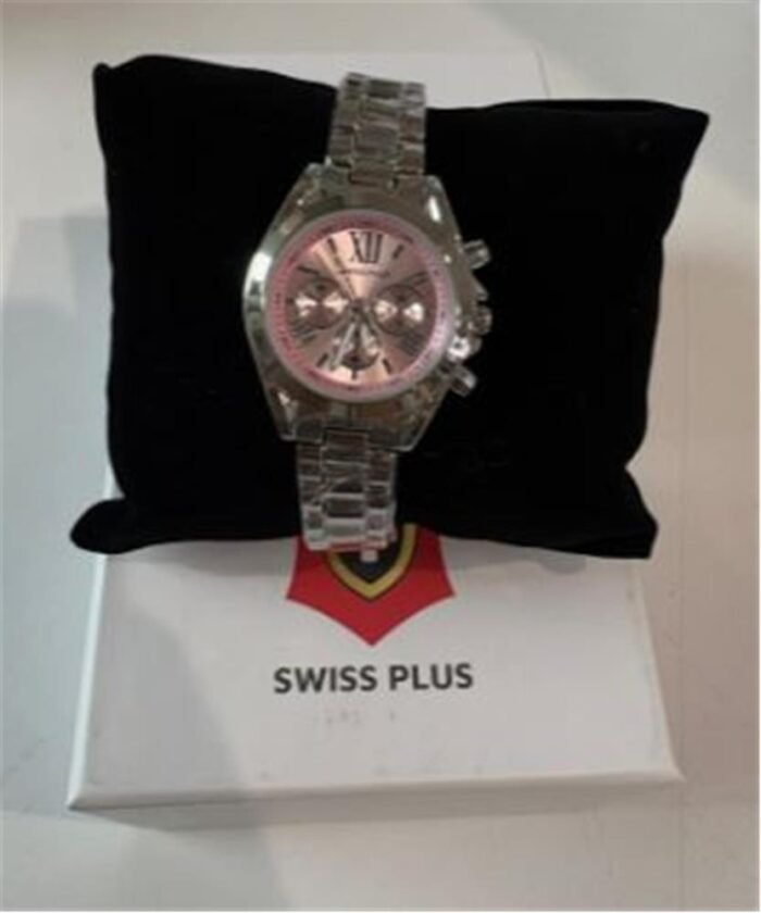 Swiss Plus Woman Watch Model-2 ST0730ABL Pink-Silver(Kol Saati)